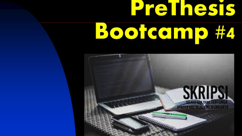 PreThesis BootCamp #4