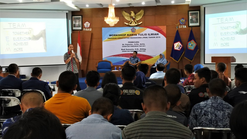 STTA SELENGGARAKAN WORKSHOP KARYA TULIS ILMIAH PKM 2019