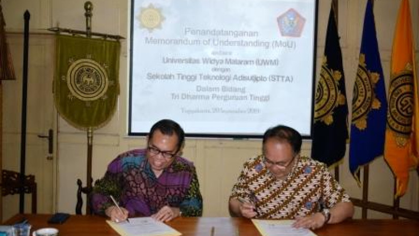 STTA TANDATANGANI MoU DENGAN UNIVERSITAS WIDYA MATARAM