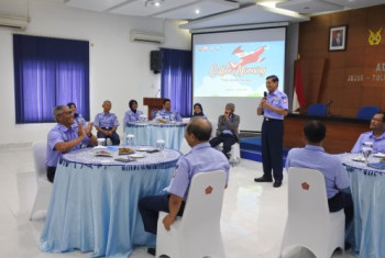 KOLABORASI HANGAT ANTARA ITD ADISUTJIPTO DAN POLTEKKES TNI AU ADISUTJIPTO  DALAM COFFEE MORNING