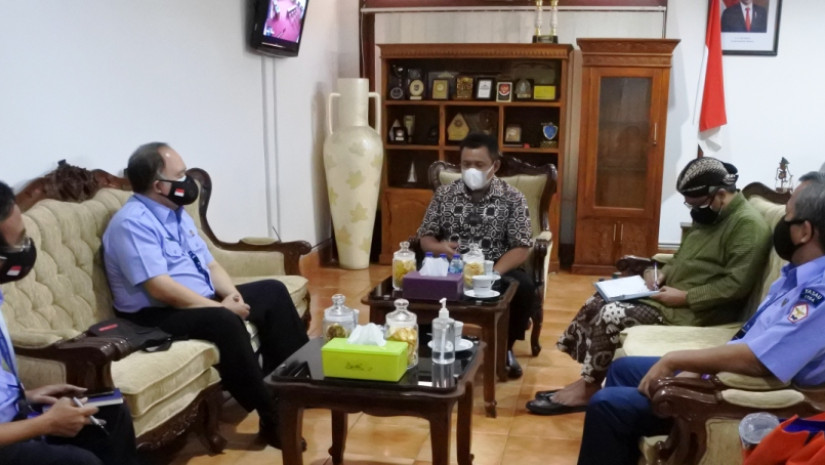 WAKIL BUPATI BANTUL TERIMA KUNJUNGAN REKTOR ITDA