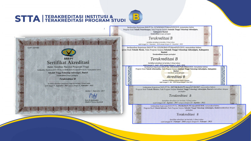 Akreditasi Institusi & Prodi STT Adisutjipto Yogyakarta