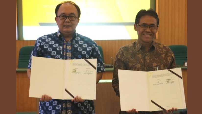 PENANDATANGANAN NOTA KESEPAHAMAN BERSAMA ANTARA UGM DENGAN STTA  DAN BEBERAPA PEMERINTAH DAERAH