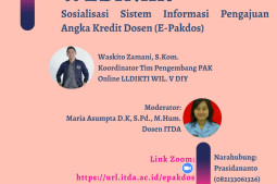 Webinar Sosialisasi Sistem Informasi Pengajuan Angka Kredit Dosen (E-PAKDOS)