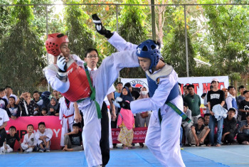 UKM TAEKWONDO STTA GELAR FRIENDSHIP GAME 2019