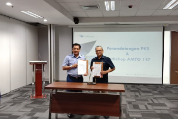 Kerjasama Pelaksanaan Remote AMTO antara Institut Teknologi Dirgantara Adisutjipto dengan PT. GMF AeroAsia