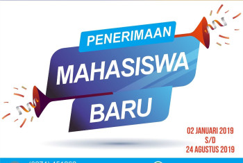 PENERIMAAN MAHASISWA BARU STTA TAHUN AJARAN 2019/2020