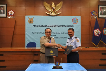 PENANDATANGAN MOU STTA DENGAN RSPAU dr. S.HARDJOLUKITO