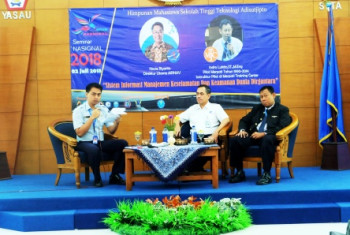 SEMINAR NASIONAL HIMPUNAN MAHASISWA SEKOLAH TINGGI TEKNOLOGI ADISUTJIPTO 2018 “Sistem Informasi Manajemen Keselamatan dan Keamanan Dunia Dirgantara”