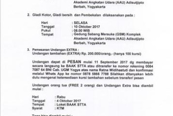 PENGUMUMAN WISUDA SARJANA TAHUN AKADEMIK 2017/2018