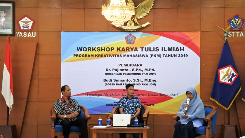 STTA SELENGGARAKAN WORKSHOP KARYA TULIS ILMIAH PKM 2019