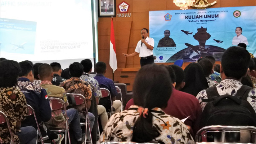 HIMPUNAN MAHASISWA DEPARTEMEN TEKNIK DIRGANTARA SELENGGARAKAN KULIAH UMUM