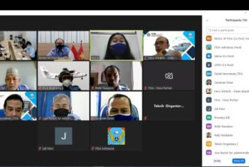 MEETING VIRTUAL ANTARA ITD ADISUTJIPTO DENGAN USTH VIETNAM